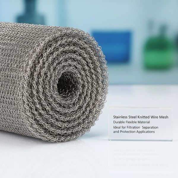 Stainless Steel Knitted Wire Mesh Durable Flexible Material Ideal for Filtration Separation
