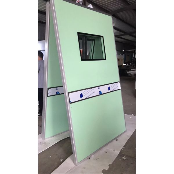 Steel Hospital Cleanroom Sliding Doors Soundproof Wrought Iron Sliding Door
