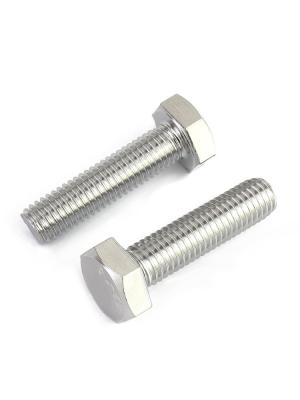 Hex Head Stainless Steel Bolts M14 Zinc Plated Hex Bolts Grade 8.8 DIN933