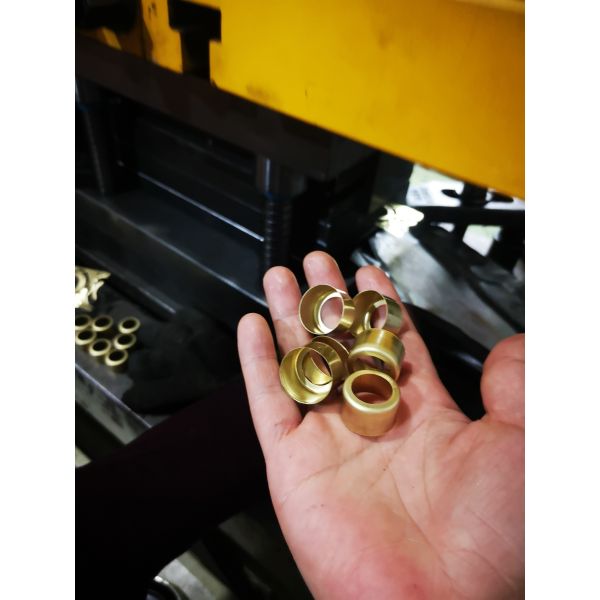 OEM Brass Deep Drawing Stamped Parts – High-Precision Cold Forming Components for Electronics and Plumbing