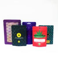 Saco Mylar Ziplock reciclável com logotipo personalizado Saco para erva CBD