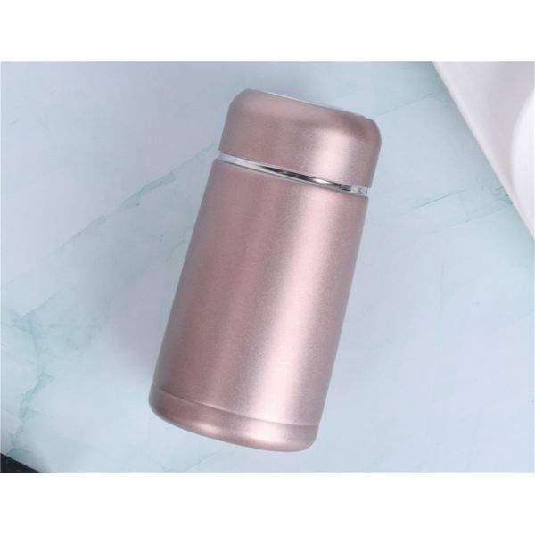 350ml Mini Cute Coupe de café Bouteilles à vide Bouteille d'eau en acier inoxydable Mug de voyage de bureau Thé thermique