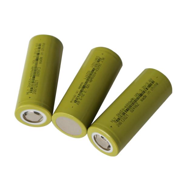 3.2 Volt Rechargeable Li Ion Cylindrical Battery Cells 2000 Times 26650