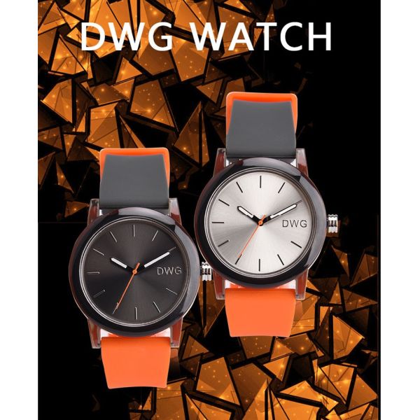 Plastic Case Silicone Strap Watches Women'S Sporting Optimum Performance