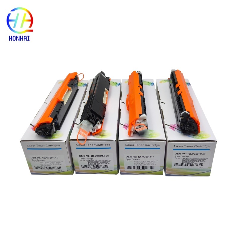 Compatible CE310A CE311A CE312A CE313A 126A Toner Cartridge Replacement for HP Color LaserJet CP1025 M175nw M275nw