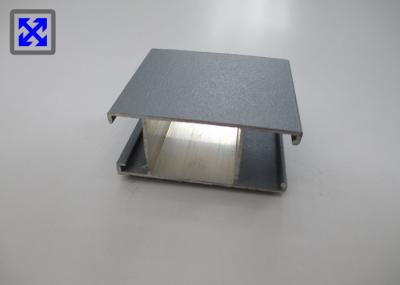 Black Sand Blasting Aluminum Door Profiles Durable For Balcony / Living Room