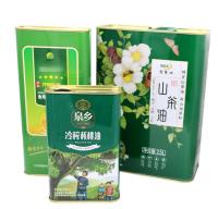 1L 2L 3L Olive Edible Cooking Oil Tin pode deslocar a impressão