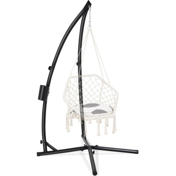 Sturdy and Durable GOURD Heavy Duty Outdoor Hammock Chair Stand for Beach Sports Kids
