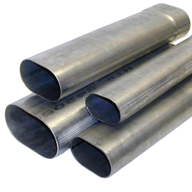 Carbon Steel Elliptical Hollow Section Custom Size Oval Steel Tube For Fitness Equipment & Mechanical Frames