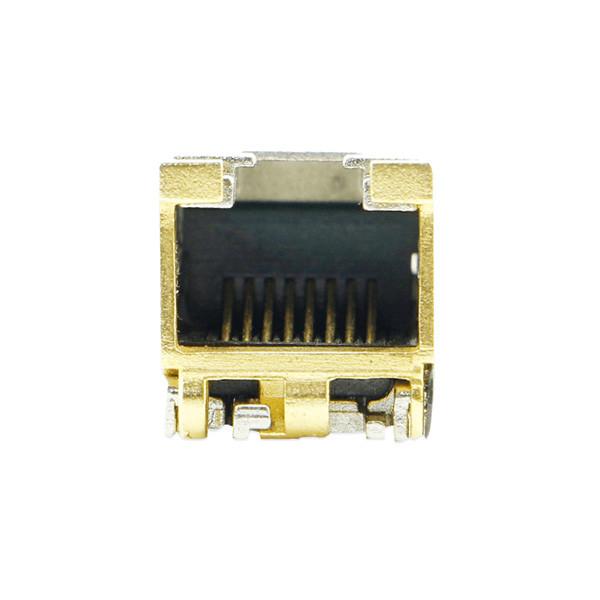 Hot Pluggable SFP Transceiver Single Mode RJ45 Interface 30m / 100m Distance
