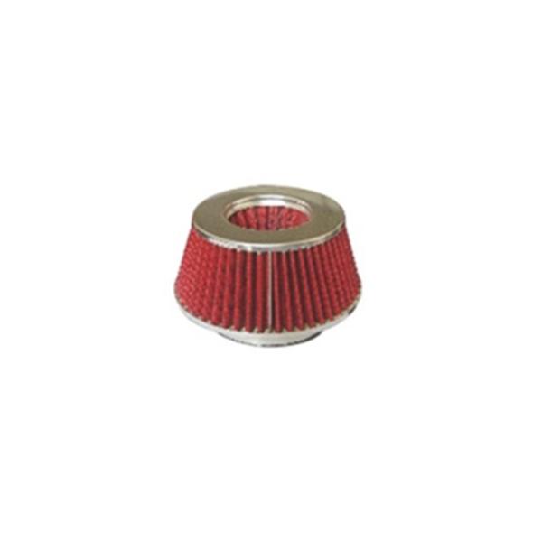 Red High Pressure Racing Air Filter 70mm Height With 1 Year Warranty