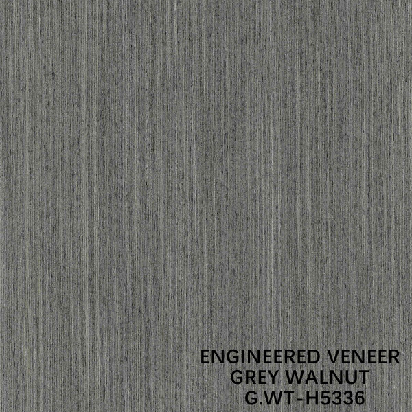 Инженерный ореховый фанера дерева серебряный цвет прямая тонкая линия зерно для двери и кабинета лица WT-H5336