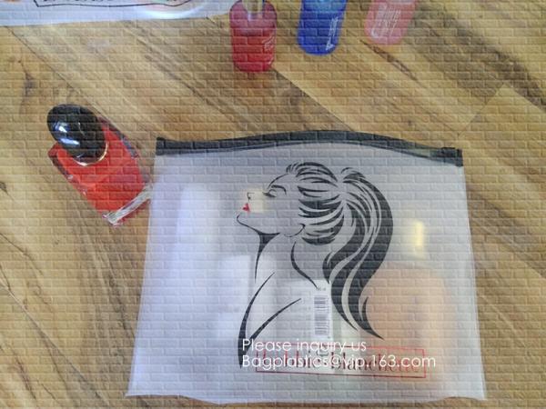Cosmetic Organizer Bag Pouch With Zipper Closure For Vacation Travel, Bathroom And Organizing Makeup Bag