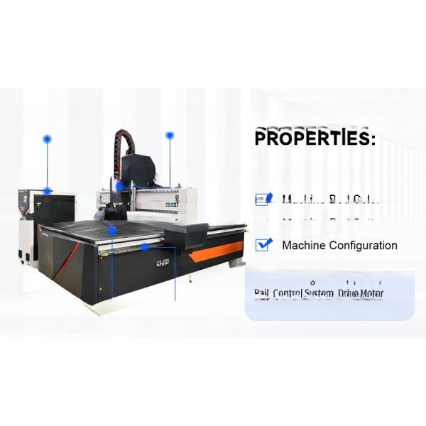 Máquina de enrutador de madera 1325 personalizada, máquina de trabajo de madera de 5 ejes