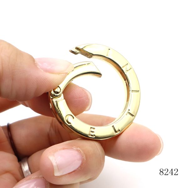 Custom 1 Inch O Rings Mirror Finish Key O Ring Gold For Key Rings And Bags