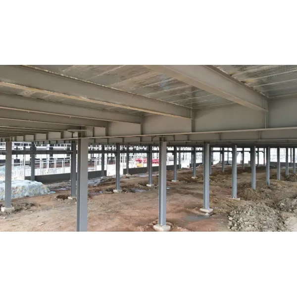 Prefabricated Steel Structure Industrial Workshop Building with CE Certificate, Customized Size, and Seismic Grade 8