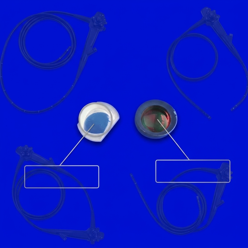 UV IR Broadband Coated Endoscope Lens Spectral Medical Imaging Fused Silica