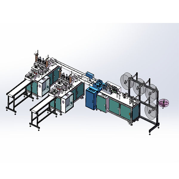 One To Two 120pcs Face Mask Manufacturing Machine