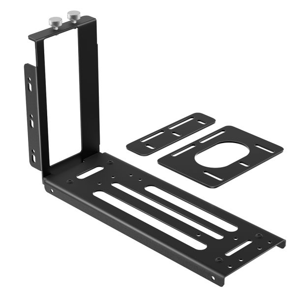 Black Graphics Card Holder Vertical Bracket with 24*17*6CM Size and 1 Year Warranty