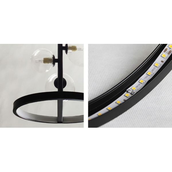 Современная нордическая смертная казнь через повешение привела лампы Dia28/48cm стекла лампы привесные с длинным поляком