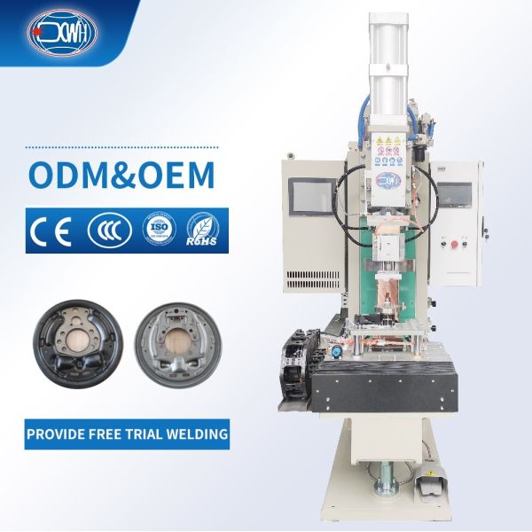 Pneumatic Stainless Nut Resistance Welders Spot Welder Automatic Projection Welding Machine Carbon Steel Car Brake Base Plate