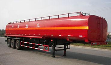 Steel Material 60 CBM Oil Tank Trailer 3 Axles Tanker Semi Trailer For Oil Fuel Transporting