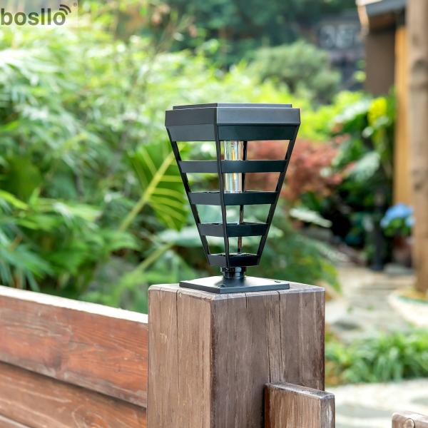 Lâmpadas solares exteriores de longa duração com resistência à água IP65 e bateria de 3,7V/2200mAh