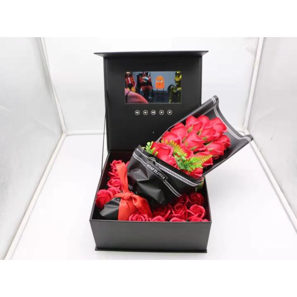 TFT LCD Screen Custom Video Box Lcd Gift Box For Birthday Or Conference Invitations