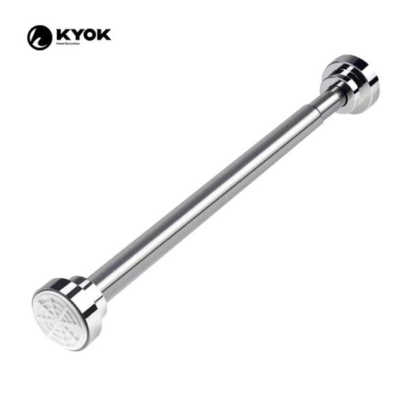 Multicolor Shower Curtain Rod  28mm Diameter Plating Treatment