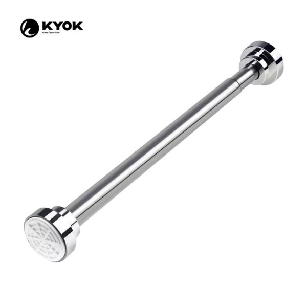 Multicolor Shower Curtain Rod  28mm Diameter Plating Treatment