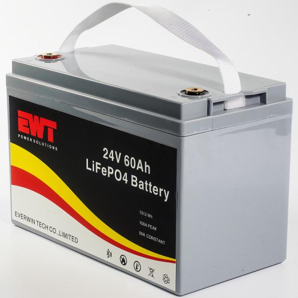 EWT 24V 60AH Lifepo4 Pacote de Bateria Motos Elétricas Pacote