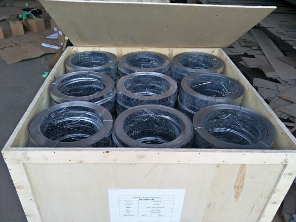 Galvanized Strapping Duct Strapping Heavy Duty Metal Strap Wind Resistant Metal Banding for Fastening Projects, Beam Slings, Building Houses