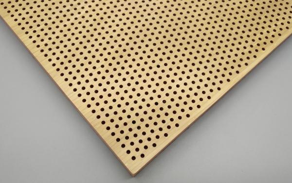 Auditorium Timber Fireproof Perforated Wood Panels 16/16/8mm