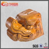 Dragon Chinese Roof Ornaments Tile budista figura cerâmico vitrificado