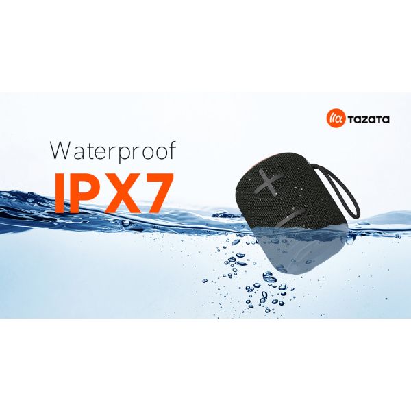 TAZATA FUN 100 60HZ-20KHZ Bluetooth Wireless Speaker With IPX7 Waterproof / TWS Pairing
