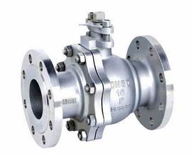 2-pc stainless steel ball flange valve ASME B16.34 full port wcb cf8m casting handle