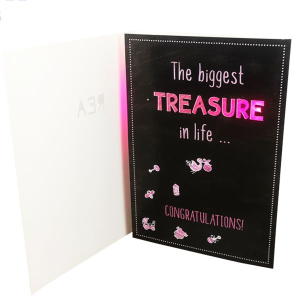 Paper Audio Greeting Cards Powered by Replaceable Batteries for Unforgettable Memories
