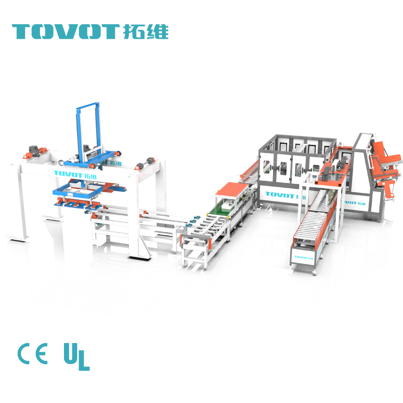 380V Automatic Packaging Machine 480-600box/hour For Flooring Production Line