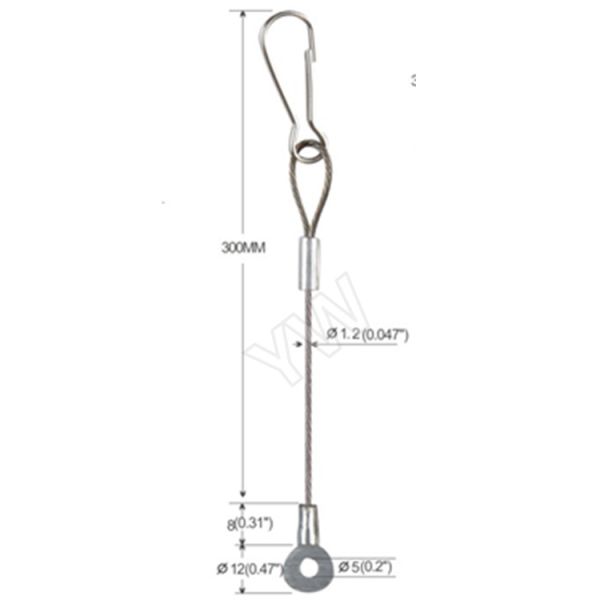 Слинг веревочки провода систем смертной казни через повешение искусства высокой точности для вися изображений