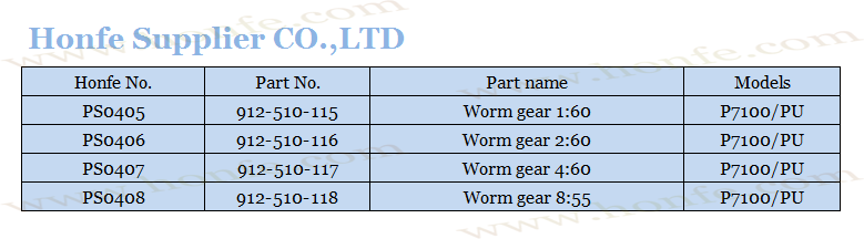 ПС0401 сплетя колесо червя запасных частей тени Сульцер/шестерню 911-510-111 ИСО9001