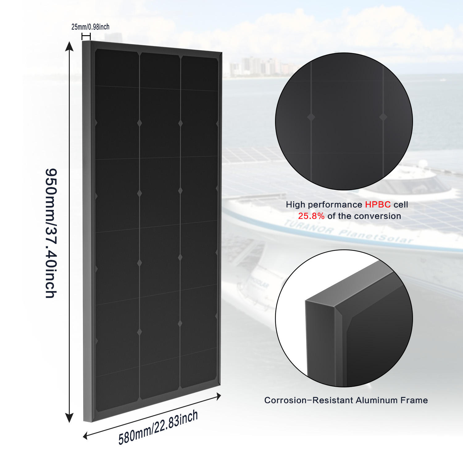 Longi HPBC usine vente à chaud de haute efficacité panneaux solaires entièrement noirs panneau solaire monocristallin tout noir panneaux de meilleure qualité pour balcon