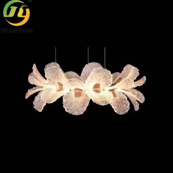 Luces de lujo floral de luces modernas para comedor, dormitorio y vestíbulo