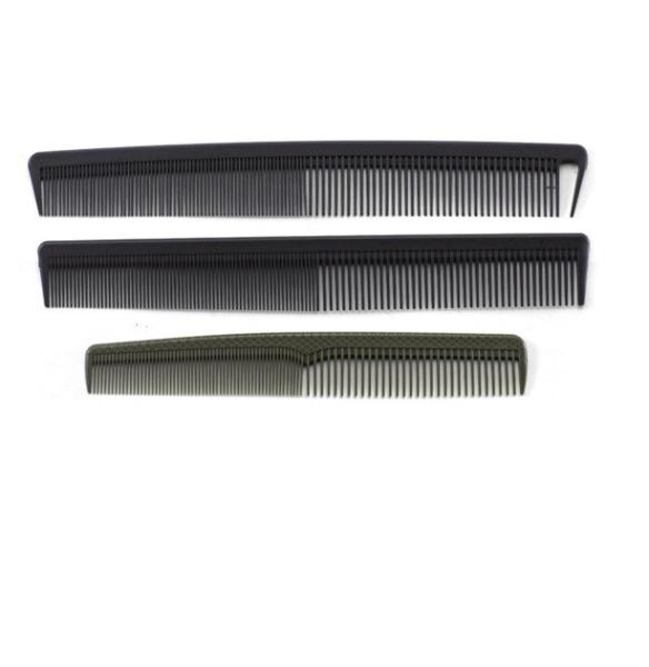 Personalized Fiber Barber Hair Styling Comb Common PP Plastic Thin Tooth