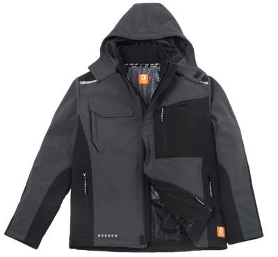 Revestimento ajustável respirável de Softshell da bainha destacável