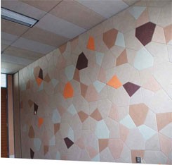Sound Absorption Material Interior Decorative Board Polyester Fiber Acoustic Panels
