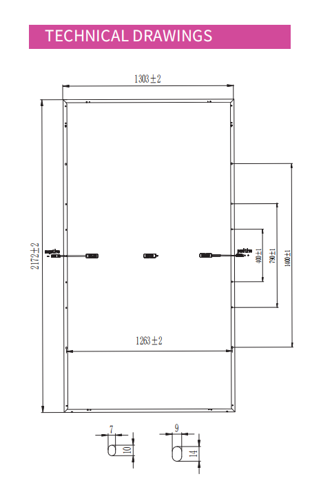 Монокристаллический солнечный модуль 1500Vdc 3,2 мм стеклянный моно полурезанный солнечный панель