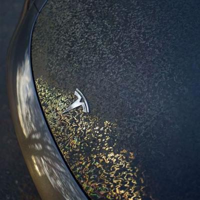 Auspicious Cloud Black TPU Car Wrap Vinyl Sticker Adhesive Decorative Color Changing Film