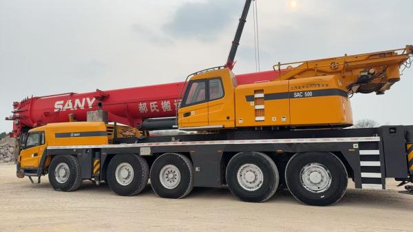 2013 Sany SAC2200 Used Crane Has A 62-Meter Boom, A 43-Meter Jib, And A 78-Ton Counterweight. It'S In Excellent Working Condition.