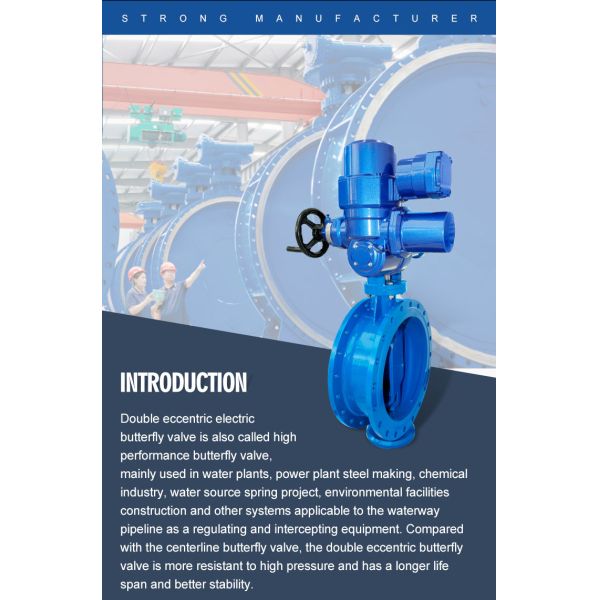Remote Operated Motorized butterfly Valve 10 Inch Cast Iron butterfly Valve