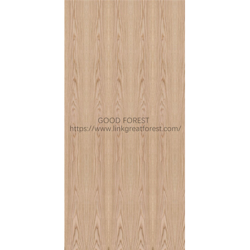 MDF Faced Natural Oak Crown Wood Veneer 2440/2745mm Lengthened Size Grade E0/E1 From China Manufacturer
